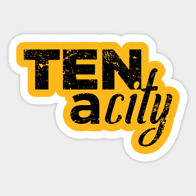 Tenacity Sticker by at1102Studio